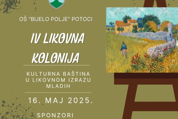 Četvrta likovna kolonija „Kulturna baština u likovnom izrazu mladih“ u OŠ „Bijelo Polje“, Potoci
