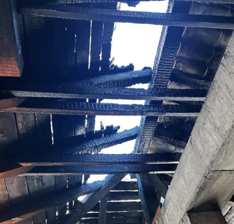 Kuća u potpunosti izgorjela u požaru kod Konjica