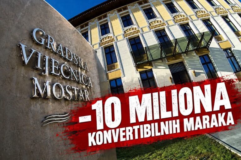 SDP Mostar prozvao gradsku vlast: Tri mjeseca bez sjednice Gradskog vijeća, minus veći od 10 miliona KM